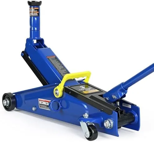 jack boss 3 ton hydraulic floor jack 6000 lbs capacity car jack lifting range 58 21 portable service lift jack for cars suvs trucks blue