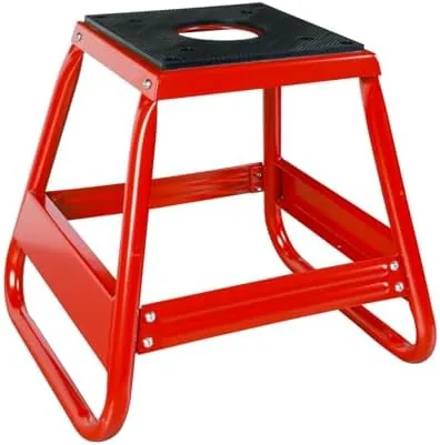 jack boss motorcycle stand lift dirt bike stand universal panel dirtbike stand jack fit for yamaha for honda and suitable for kawasaki 1000lbs capacity removable maintenance motocross stand red